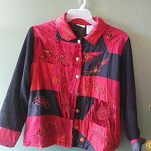 Ladies Black Chenille